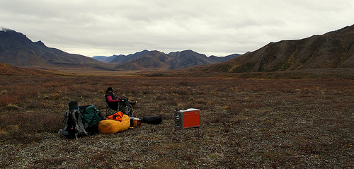 Backcountry camping